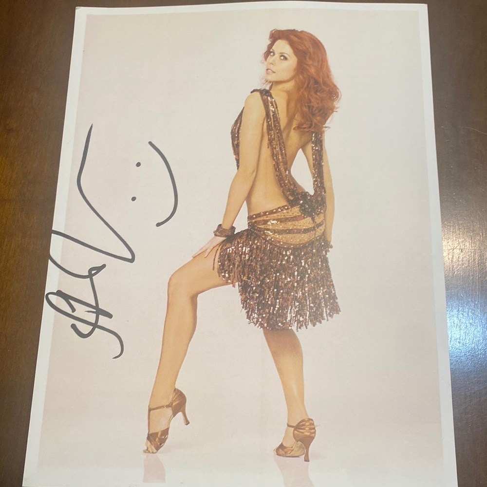 Personally signed photo of Anna Trebunskaya from Dancing with the Stars.